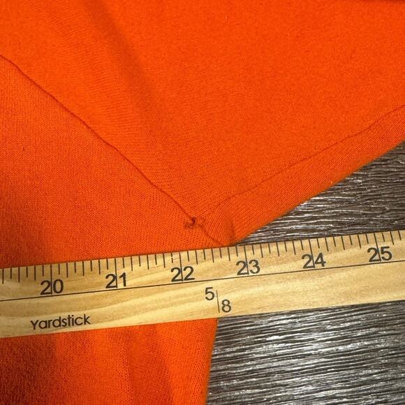 Rare VTG 1987 Denver Broncos SB XXII Single Stitch Crewneck Orange L/XL USA! - Picture 6 of 7